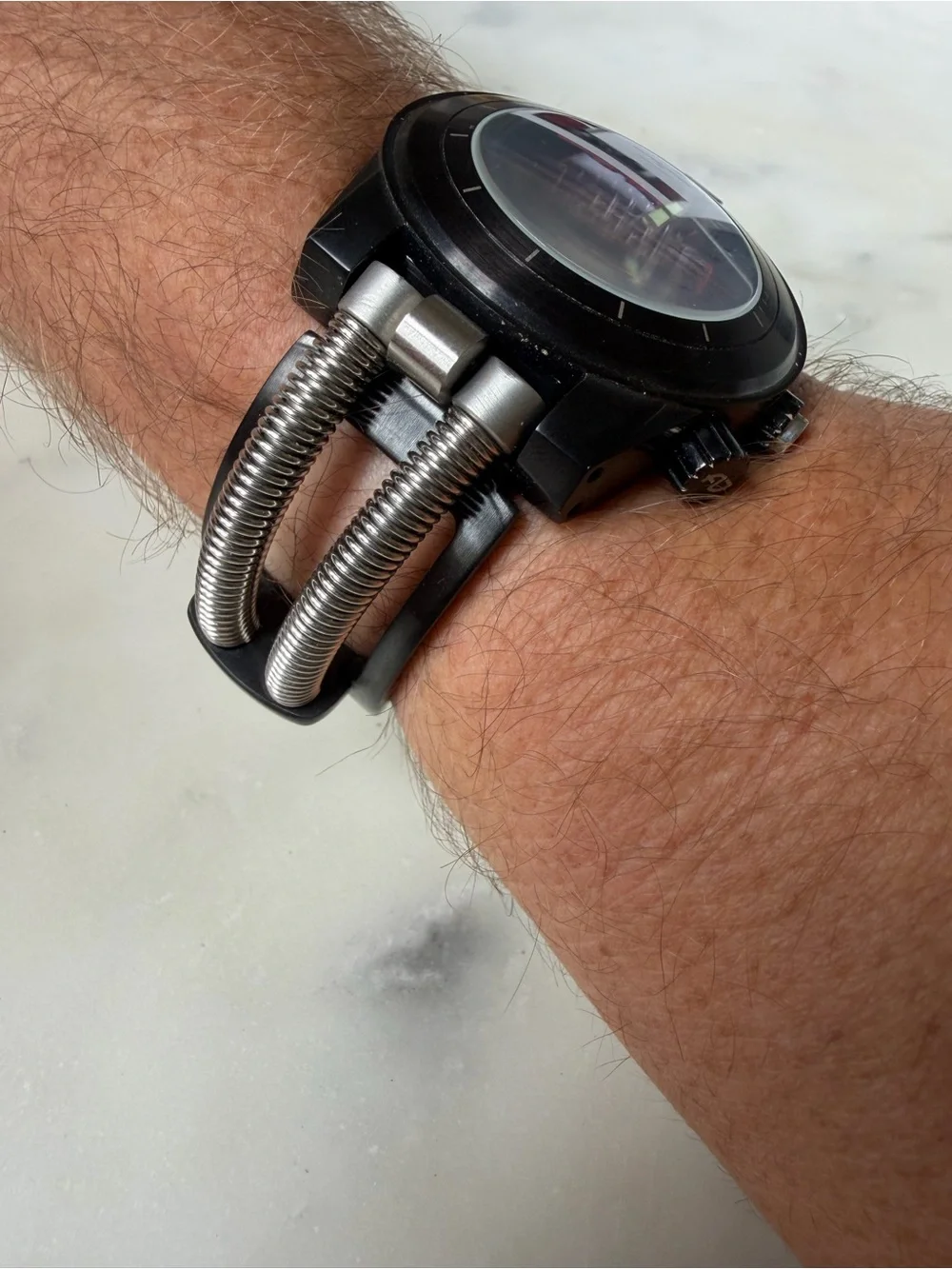 Android Hydraumatic Black and Purple Men's GMT Chronograph Watch